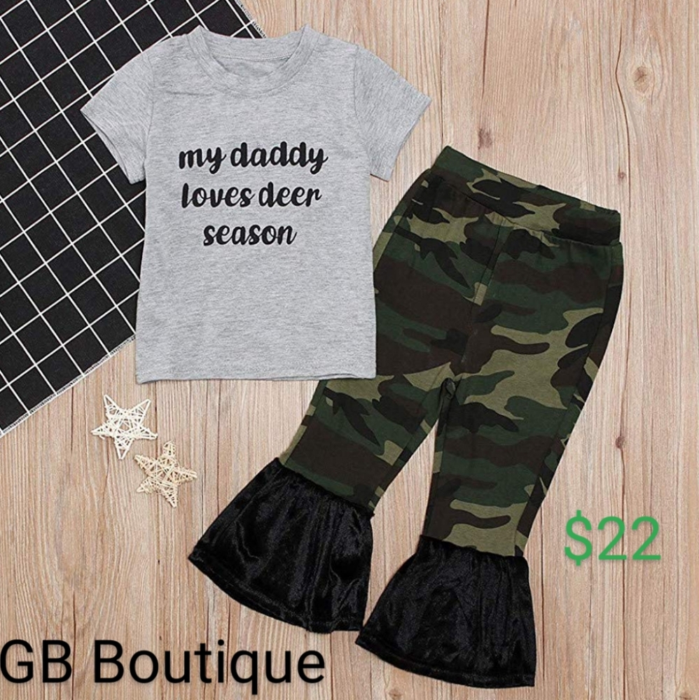 Deer season with bell bottoms